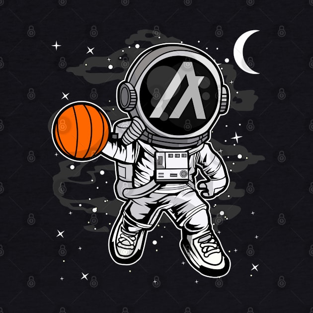Astronaut Basketball Algorand ALGO Coin To The Moon Crypto Token Cryptocurrency Blockchain Wallet Birthday Gift For Men Women Kids by Thingking About